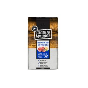 Stockman and Paddock Adult Dog Food With Aussie Beef and Vegetables
