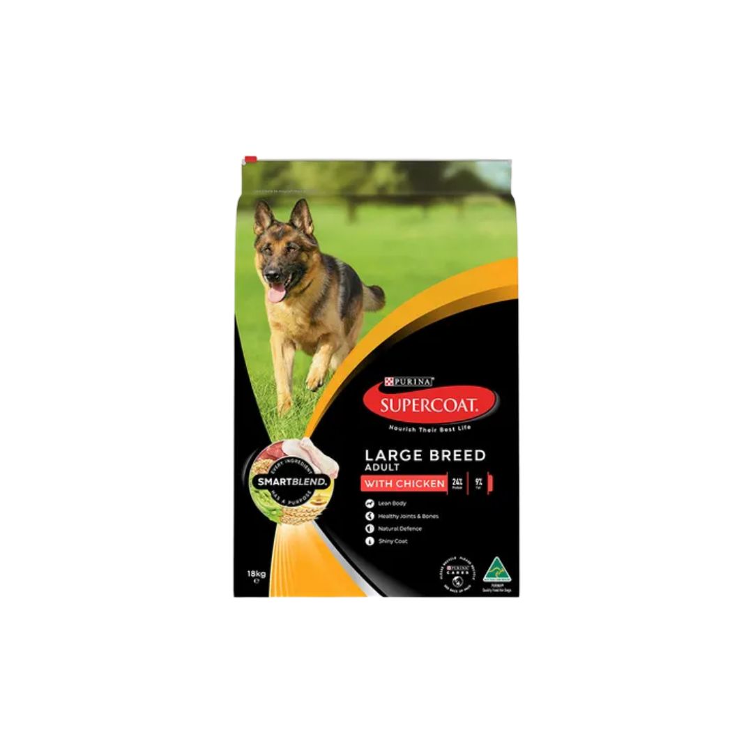 Supercoat Adult Dog Food Large Breed With Chicken